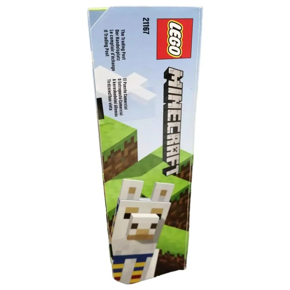 Lego Minecraft 21167 Retired Set The Trading Post 201 Pcs. Sealed Contents